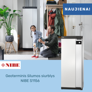 Geoterminis šilumos siurblys NIBE S1156 - TavoSildymas.eu