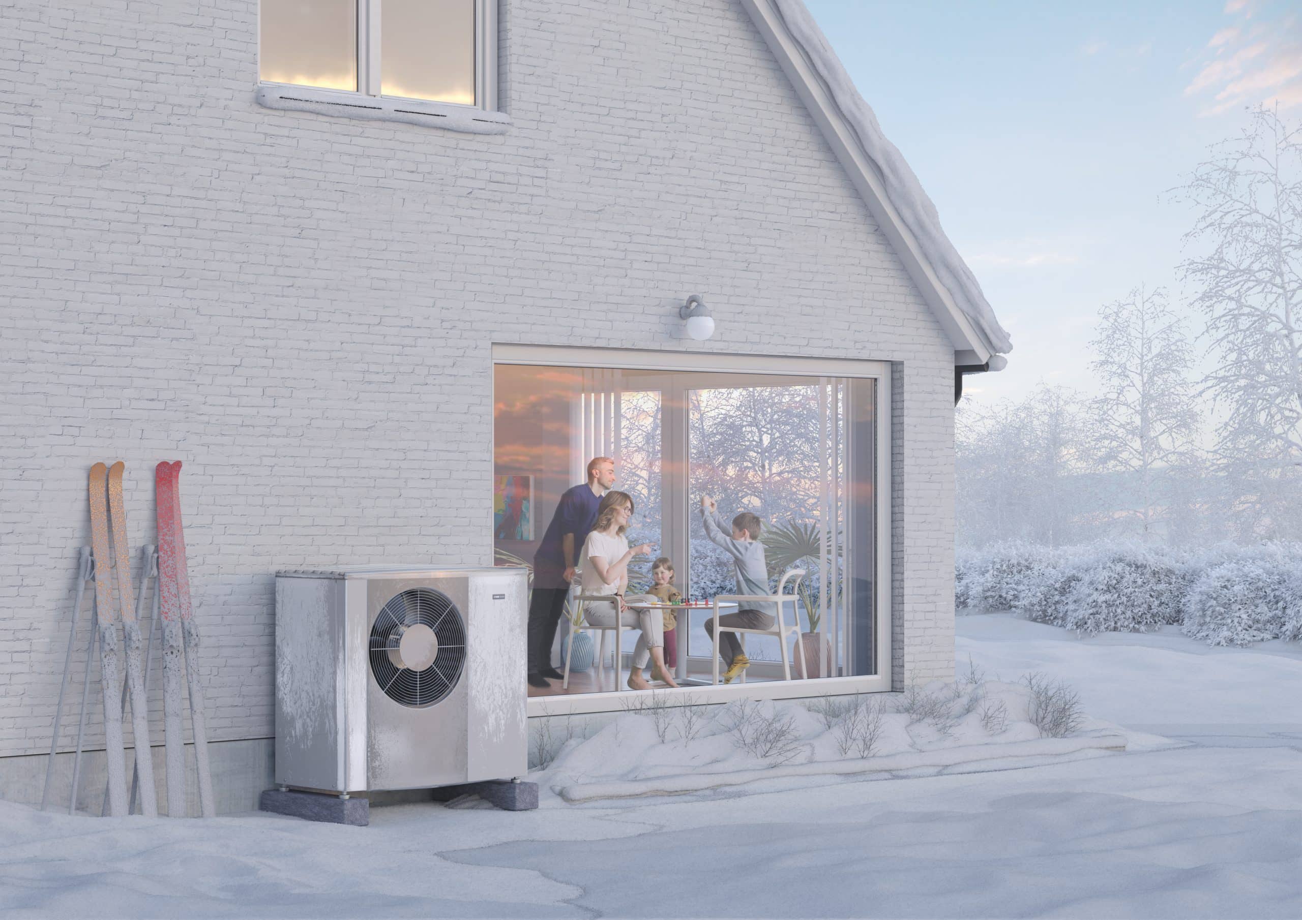 Oras-vanduo šilumos siurblys NIBE S2125+VVM225 (8 kw) - TavoSildymas.eu
