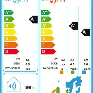 Šilumos siurblys oras-oras TOSHIBA Aurora+ RAS-35E2AVG-ND/ RAS-35E2KVG-ND (3.50-4.20 kw) -25 - TavoSildymas.eu