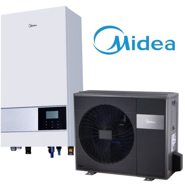 Midea oras-vanduo šilumos siurblys M-THERMAL ARCTIC HB-A60/CGN8-B2 + MHA-V6W/D2N8-B2 6,2 kW - - TavoSildymas.eu
