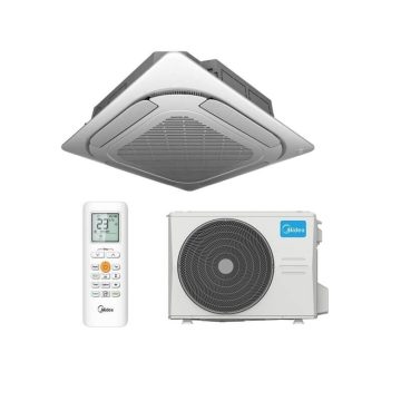 BEVĖJIS Kasetinis oro kondicionierius Midea Breezeless+ MCD1-36HRFNX-QRD0W/MOD30U-36HFN8- RRD0W (10,60-11,10 kw) su T-MBQ4-04AWD grotelėmis -22 - TavoSildymas.eu