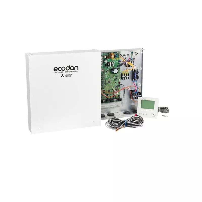 Šilumos siurblys oras-vanduo Mitsubishi Electric ZUBADAN PUD-SHWM80YAA/EHST20D-YM9D su integr.200 ltr. talpa (8.00 kw) 3Ø -28 - TavoSildymas.eu