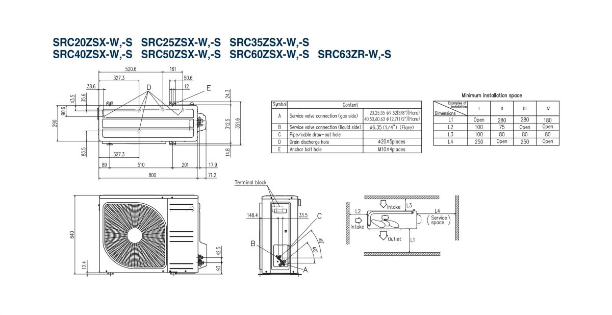 Šilumos siurblys oras-oras MITSUBISHI Heavy SRK35ZSX-WT / SRC35ZSX-WA (3.50 -4.30 kw) -25 - TavoSildymas.eu