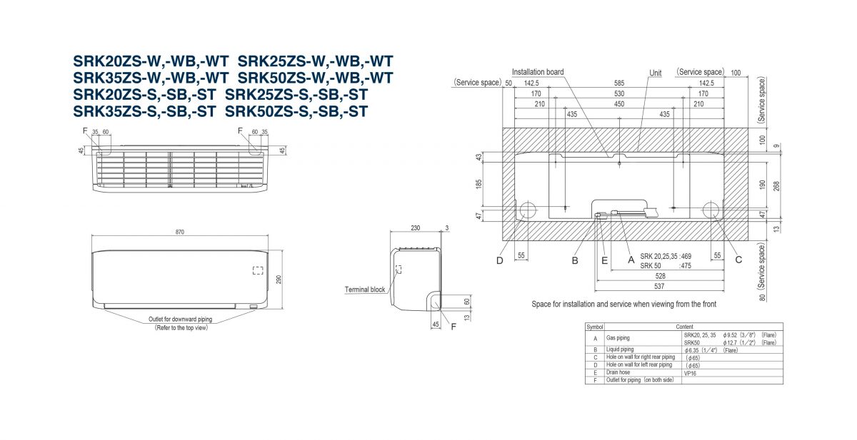 Oro kondicionierius Mitsubishi Heavy Premium SRK50ZS-WB / SRC50ZS-W (5.00 – 5.80 kw) -15 - TavoSildymas.eu