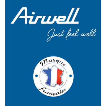 AIRWELL Wellea 6.20-6.55 kW šilumos siurblys oras-vanduo su 190l integruotu boileriu, ODMA-100T-09M22-19+AW-YHPSA06-H91 - TavoSildymas.eu