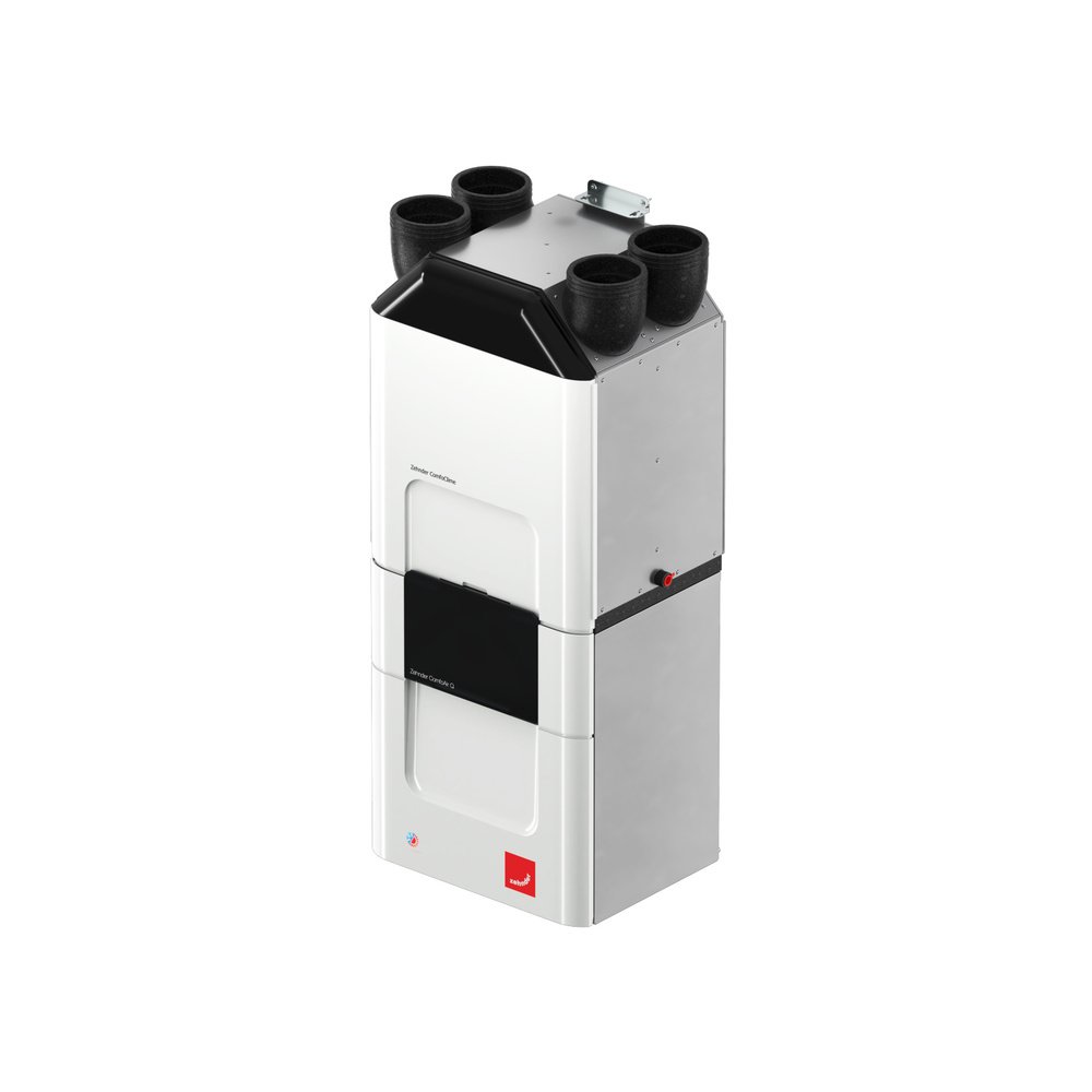 Temperatūros reguliavimo prietaisas Zehnder ComfoClime 24 su Zehnder ComfoAir Q450 ERV ir priedais - TavoSildymas.eu
