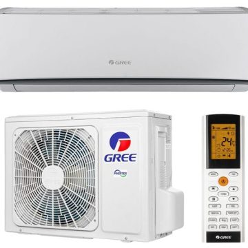 Šilumos siurblys oras-oras oro kondicionierius Gree Lomo Nordic GWH12QCXB-K6DNC2F/I + GWH12AFC-K6DNA2F/O 3,5/3,67 kW - TavoSildymas.eu