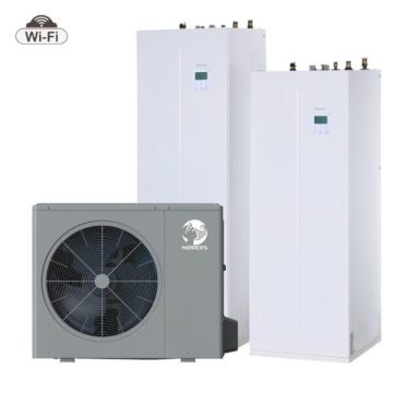 Nordis OPTIMUS PRO HOP16WODU3 HOP160/240IDU3 oras-vanduo šilumos siurblys su integruotu 240l boileriu 16,0 kW - TavoSildymas.eu