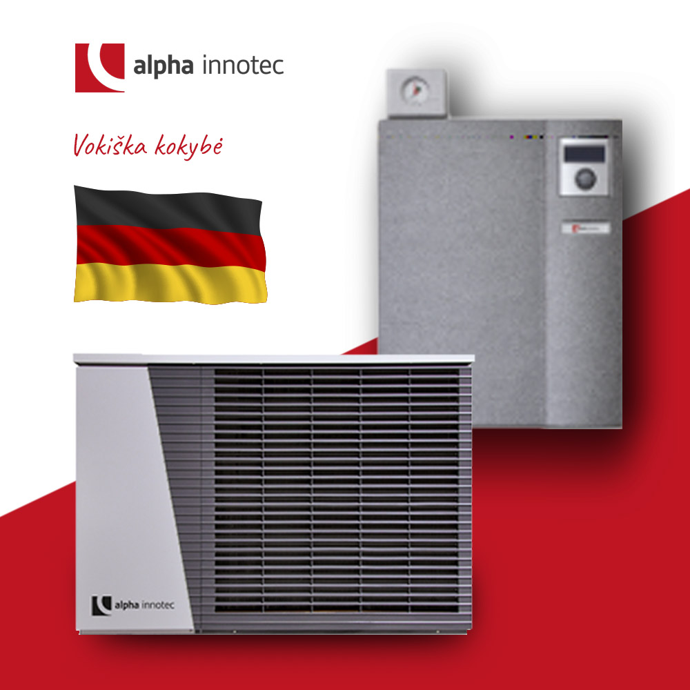 Alpha innotec Alira LWDV monoblokinis šilumos siurblys su hidraulikos moduliu HDV, 8.20/8.20 kW (trifazis) - TavoSildymas.eu