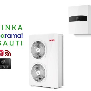 Šilumos siurblys Oras-Vanduo Ariston Nimbus R32, Plus, 150 S T Net 16.90 kW Φ3, su Wi-Fi - TavoSildymas.eu